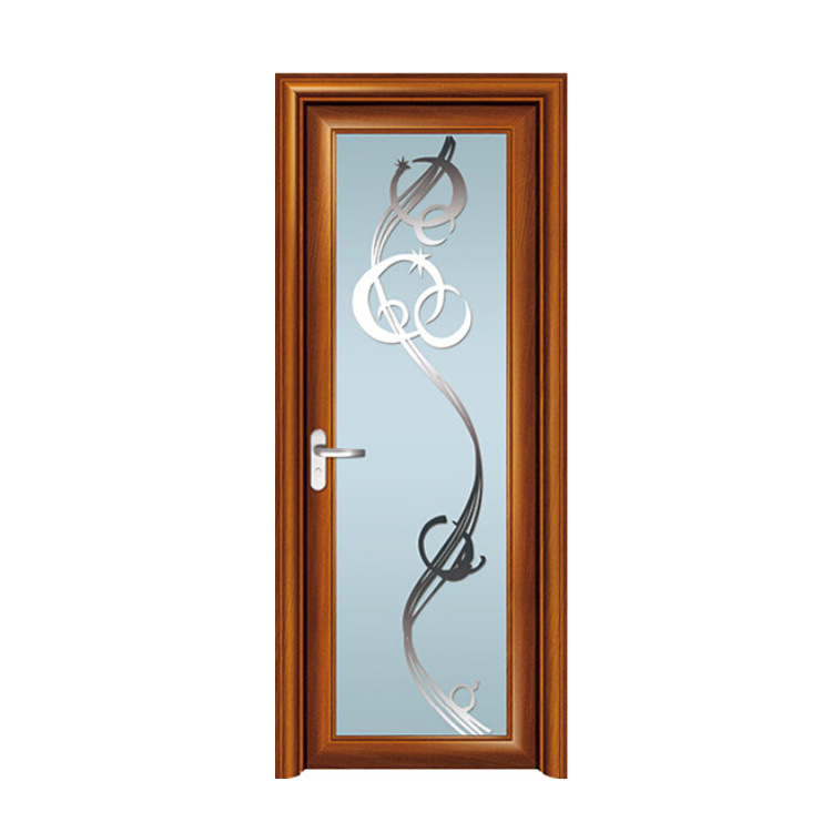 批发铝合金厕所门塑料塑钢卫生间门百叶门平开门订做