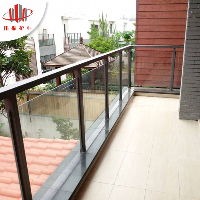 玻璃护栏 阳台防护围栏  别墅玻璃阳台隔离护栏 工程护栏