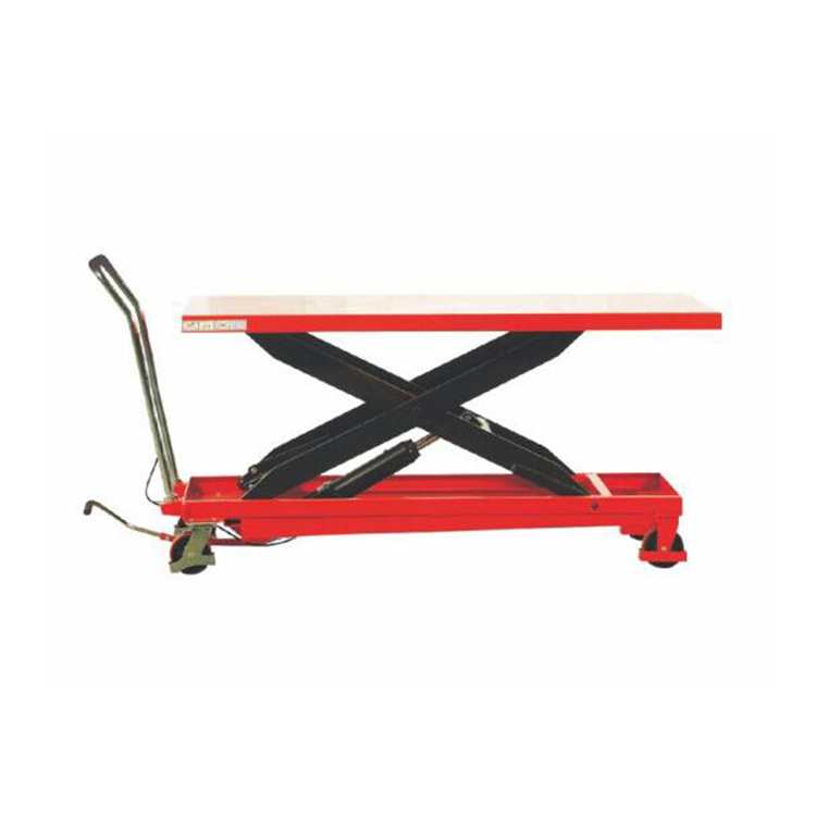 诺力手动液压平台车电动升降模具推车拖车手推车升降高1360mm叉车