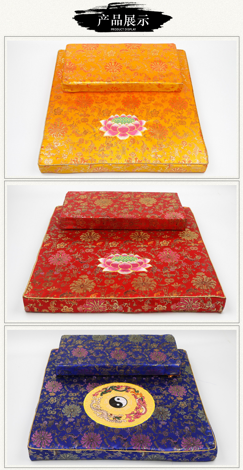 供应高弹环保椰棕拜垫椰丝拜佛垫礼佛参拜禅修磕头垫批发佛教用品