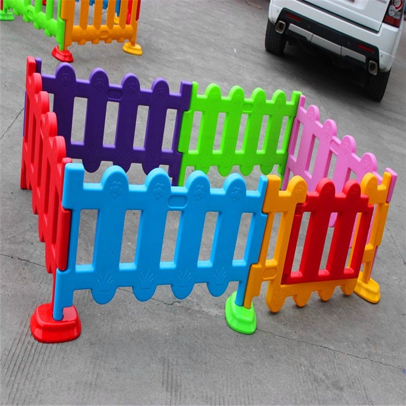 幼儿园栅栏儿童塑料护栏室外多角度围栏幼儿园围栏室内游戏隔离架