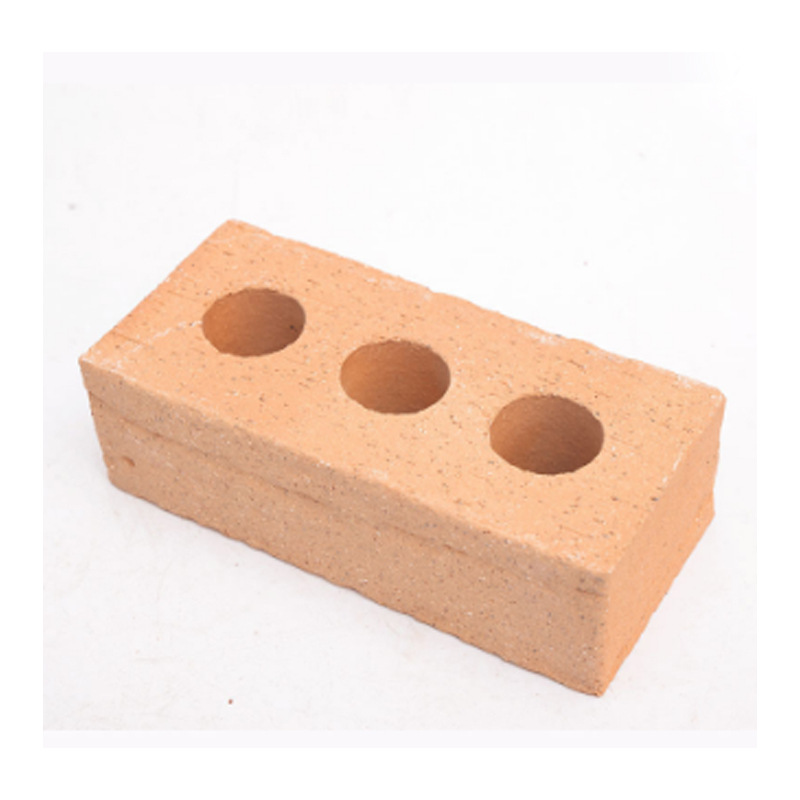 小区别墅建筑外墙砖砌墙砖 三孔砌块砖 红色陶土砖