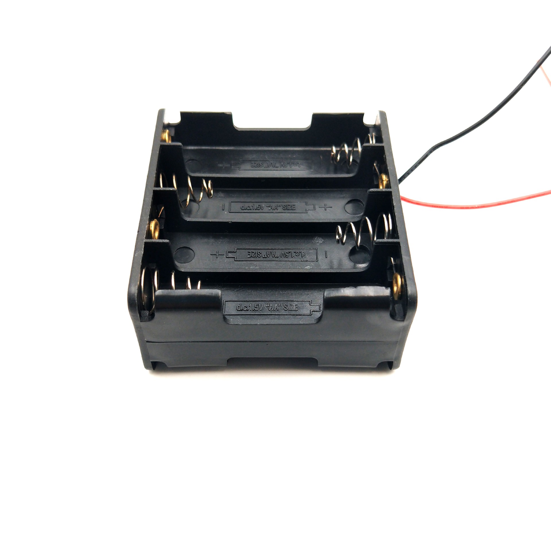 aa电池座 8节5号电池盒 4 4节双面串联 五号八节正反面背叠电池架