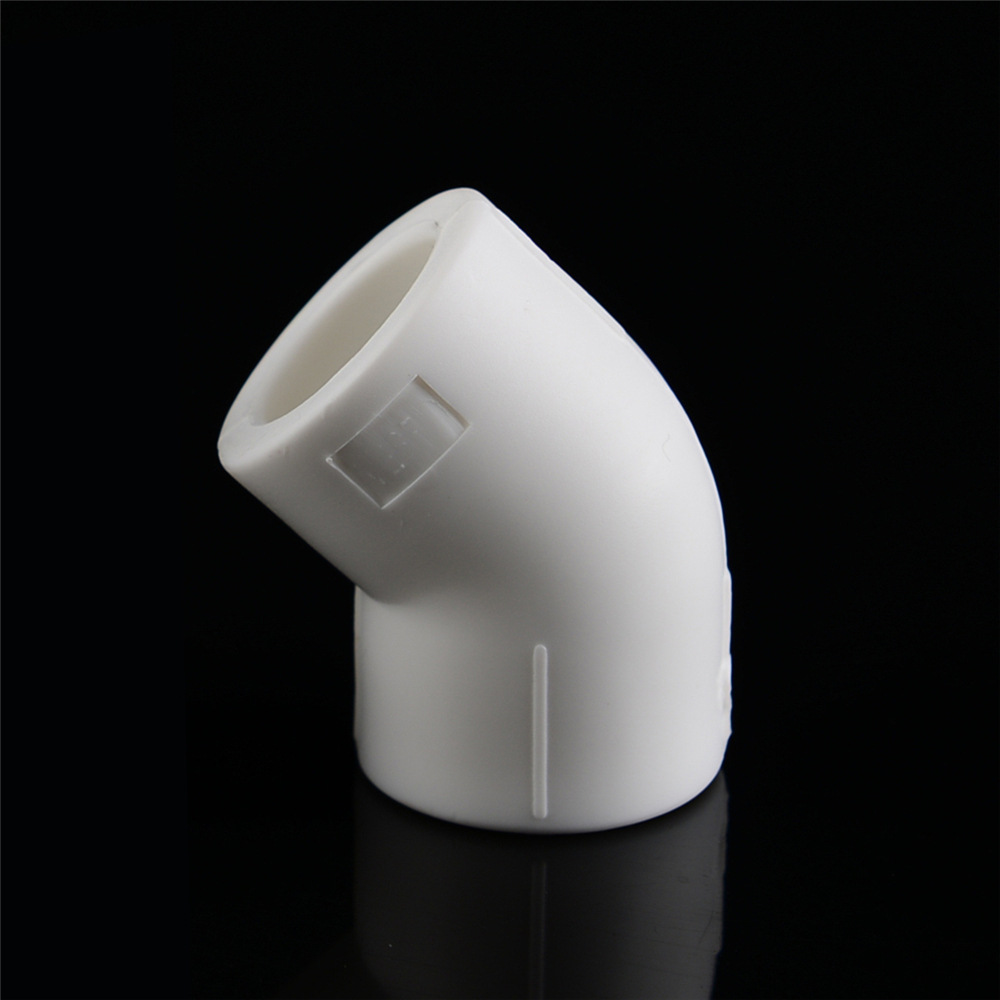 日丰款全新料ppr 水管配件 ppr管件 45度弯头 20-63 贴牌加工生产