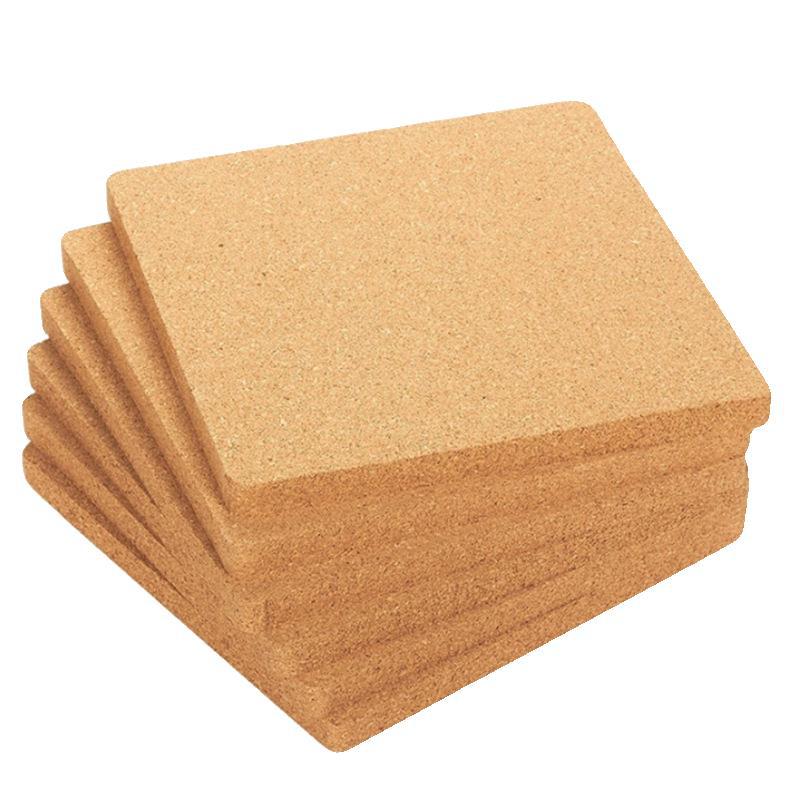 工厂批发圆形方形软木杯垫餐垫软木隔热垫防烫餐桌垫杯垫