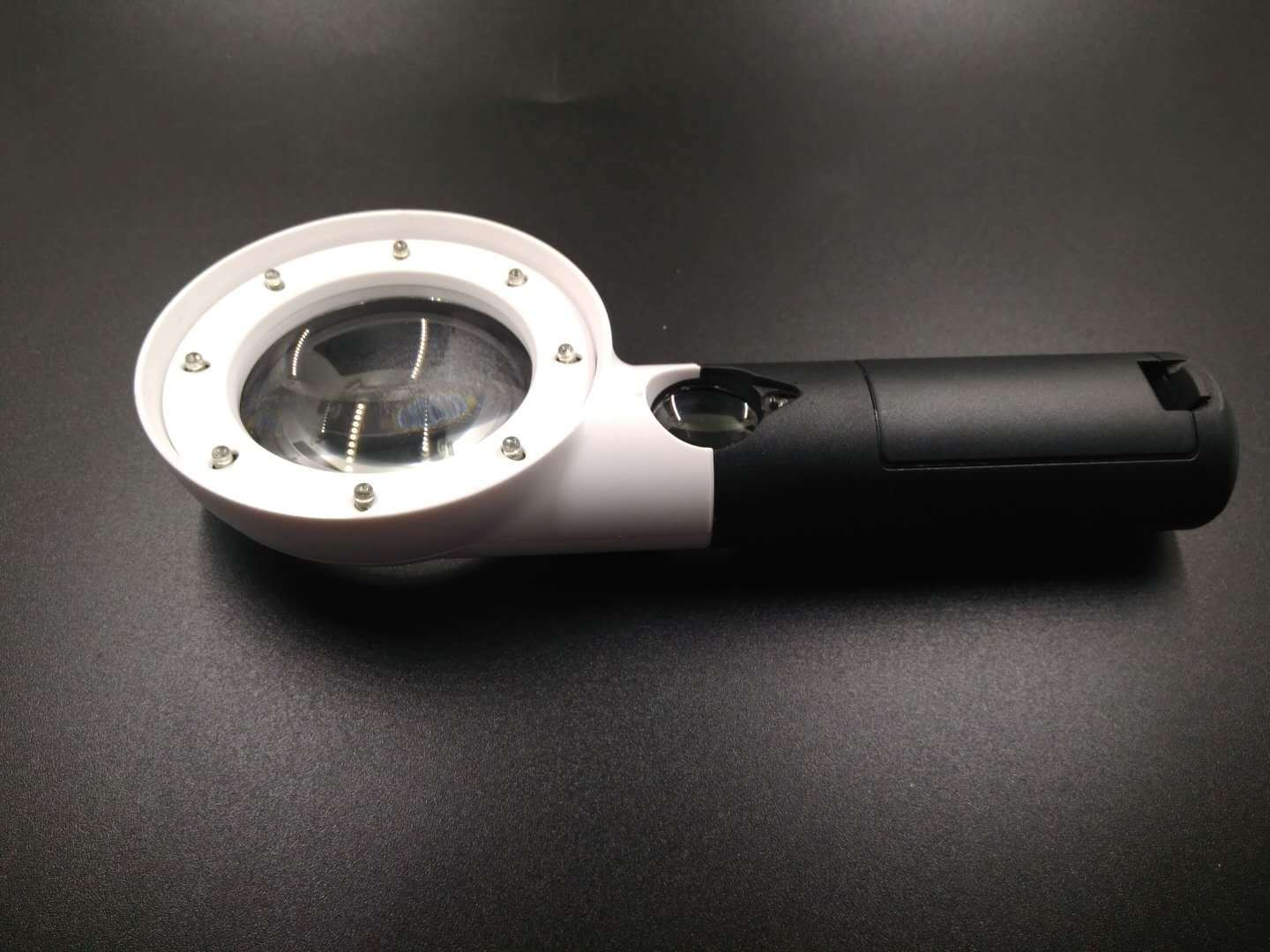 新款手持式带灯led老人阅读维修7倍主镜20倍小镜高清高倍放大镜