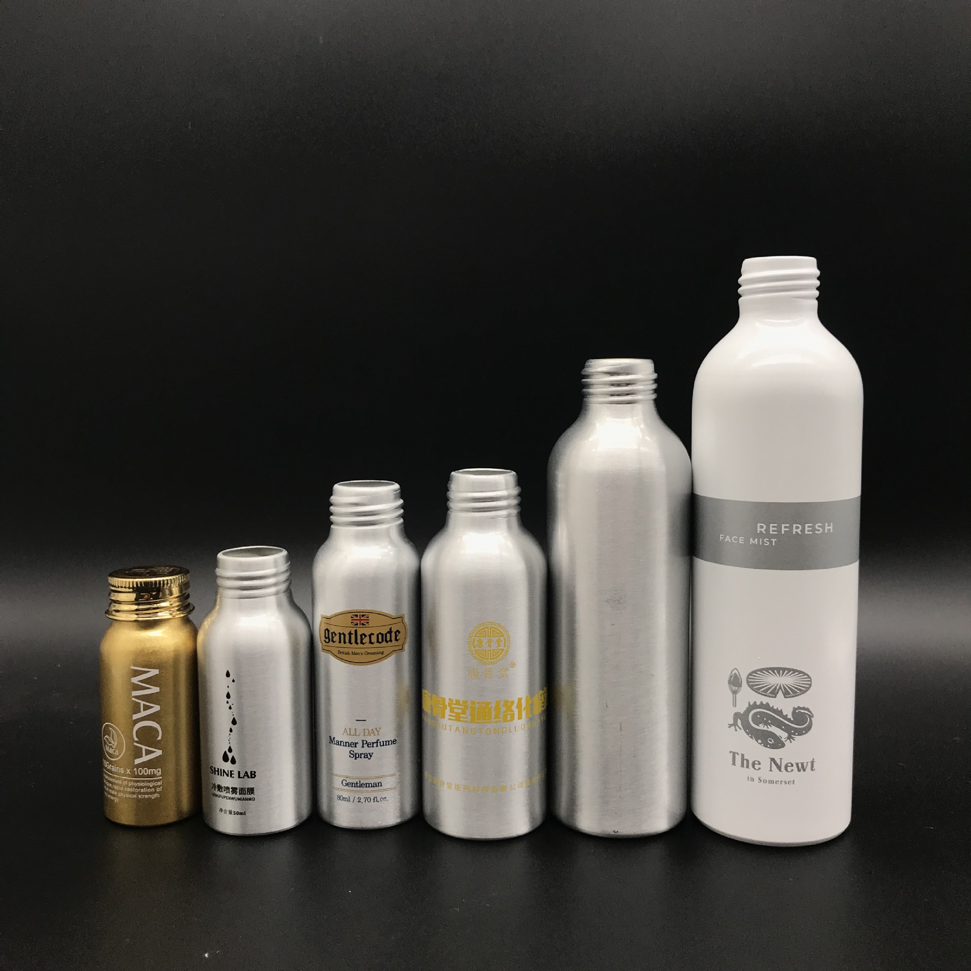 250ml 300ml铝制喷壶 花王枪 a型喷枪 可以刷logo 保湿水喷雾瓶