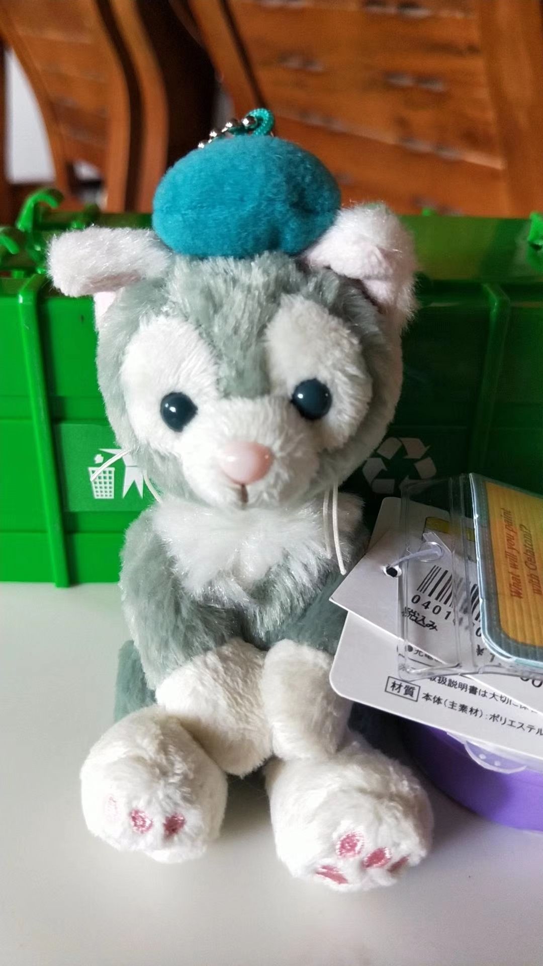 日本可爱人气达菲熊duffy雪梨枚毛绒玩具公仔珠链小挂件包包挂饰