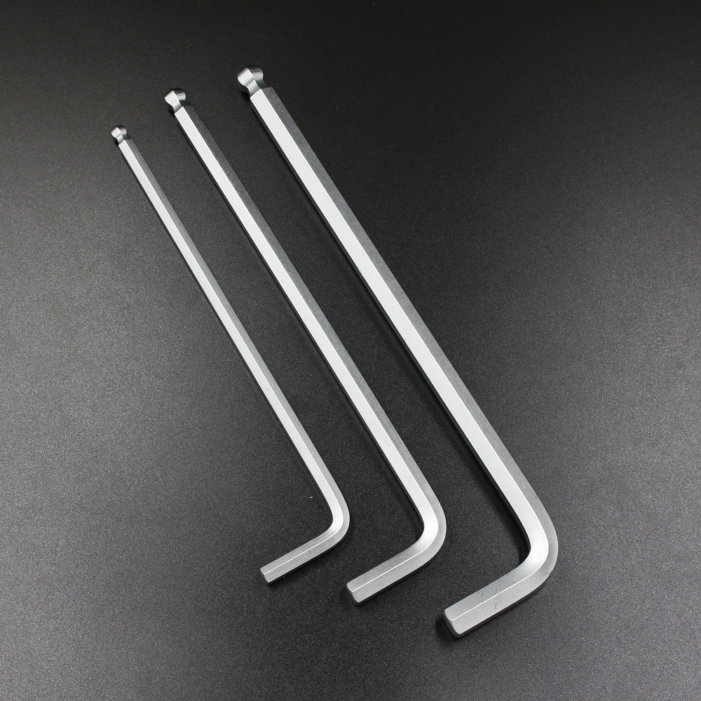 厂家批发长城精工公制内六角扳手双头l型亚光球头内六角扳手工具