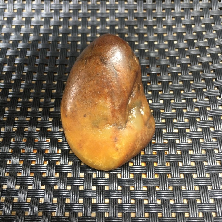 天然新疆和田玉黄沁 黄油皮 石包玉 籽料原石 玉器工艺礼品挂件