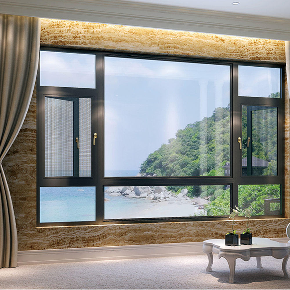 阿尔维断桥铝门窗卧室隔音防盗玻璃落地窗户客厅阳台铝合金平开窗