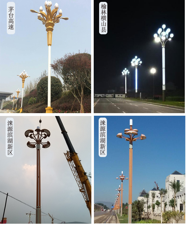 中山厂家直销户外照明道路led中 华灯定制6米8米12米景观路灯