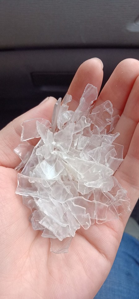 批发再生塑料破碎料透明pc 水口破碎电表箱一次水口