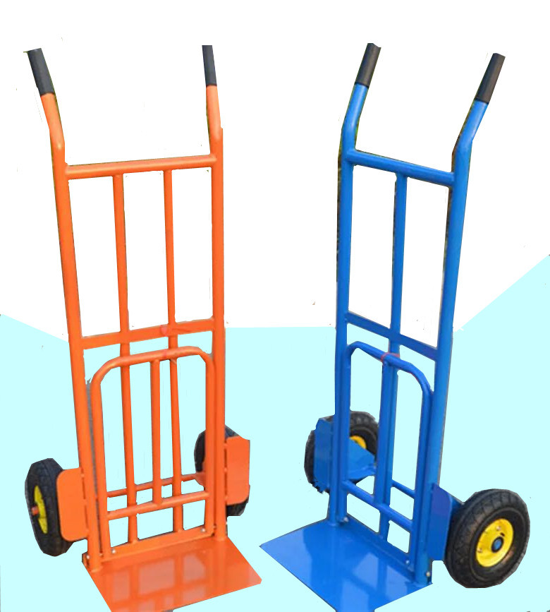 厂家批发老虎车两轮手推车搬运车拖车折叠拉货车手拉推动车载重王