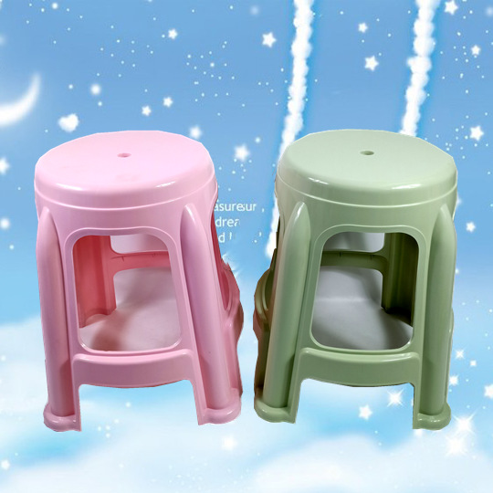 厂家直销家用塑料凳子成人时尚简约加厚圆凳子简约椅大排档高板凳