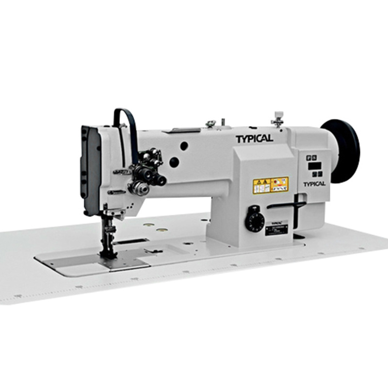 标准牌缝纫机 一体式直驱双针综合厚料平缝机 gc20608d三同步du车