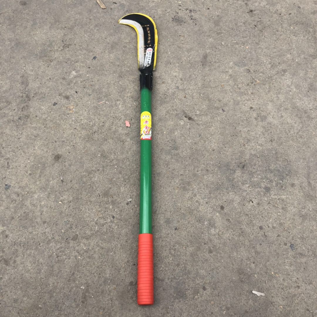 厂家直供柴刀 加长铁柄钩刀 园艺弯刀 长柄鹰嘴钩刀 加长修枝柴刀