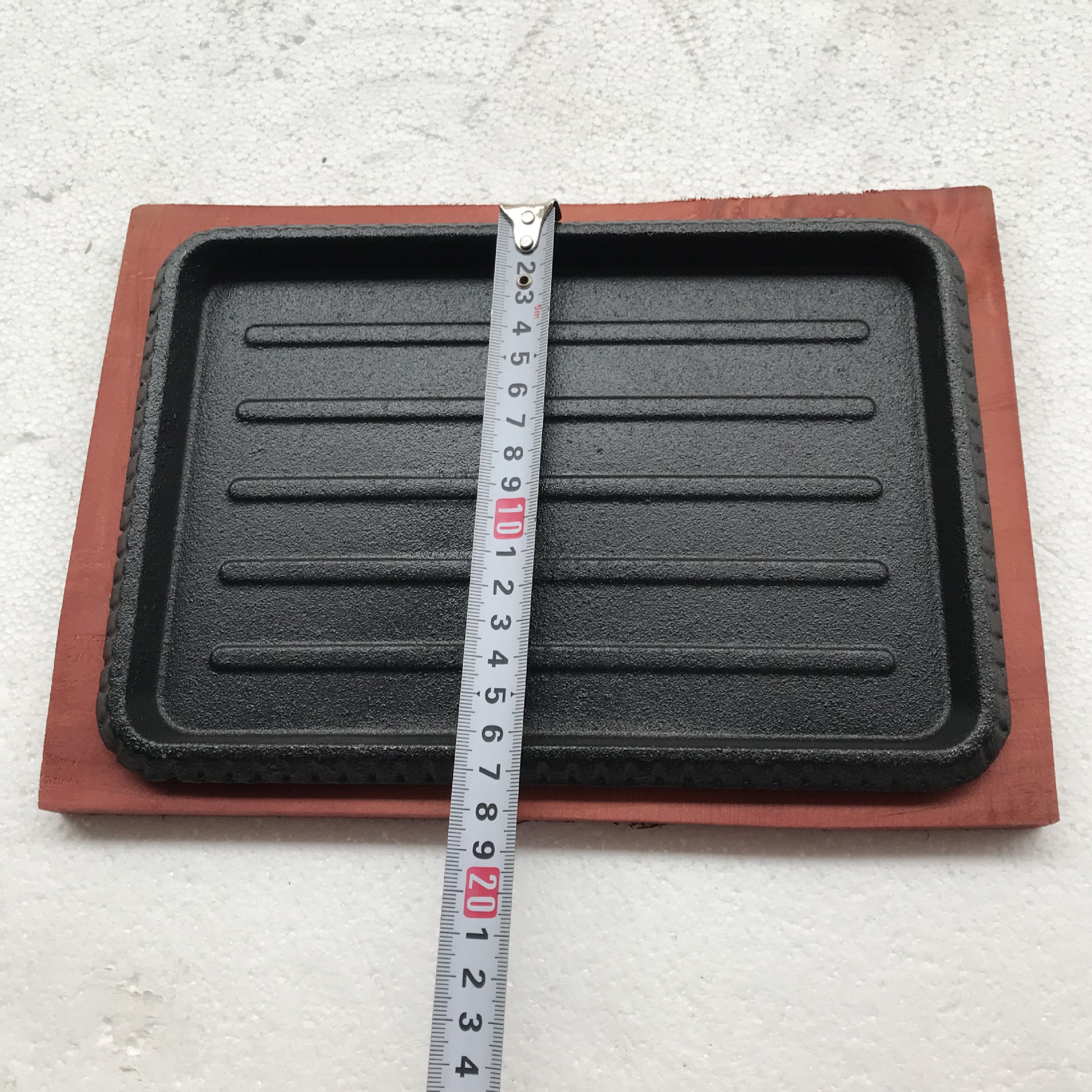 厂家直供反口方盘|烤盘|方形烧烤盘| 铁板烧 牛排铁板 铸铁牛排盘