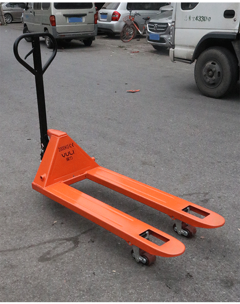 瑜力叉车手动液压搬运车2t3t手动托盘搬运车人力地牛批发唧车铲车