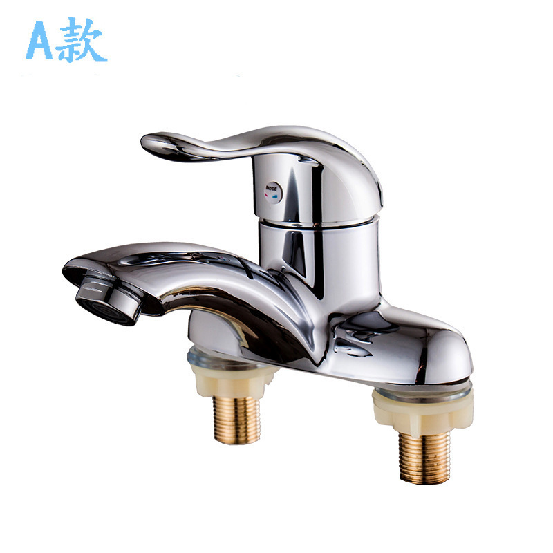 Multifunctional Single-Hole Hot and Cold Mixing Faucet Bathroom Bathroom Wash Basin Wrench Faucet Factory Wholesale