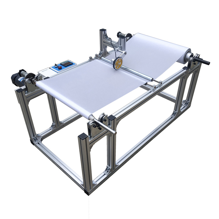 274型加宽型无纺布纸张皮革塑料薄膜涂层布带状材料回倒卷 复卷机