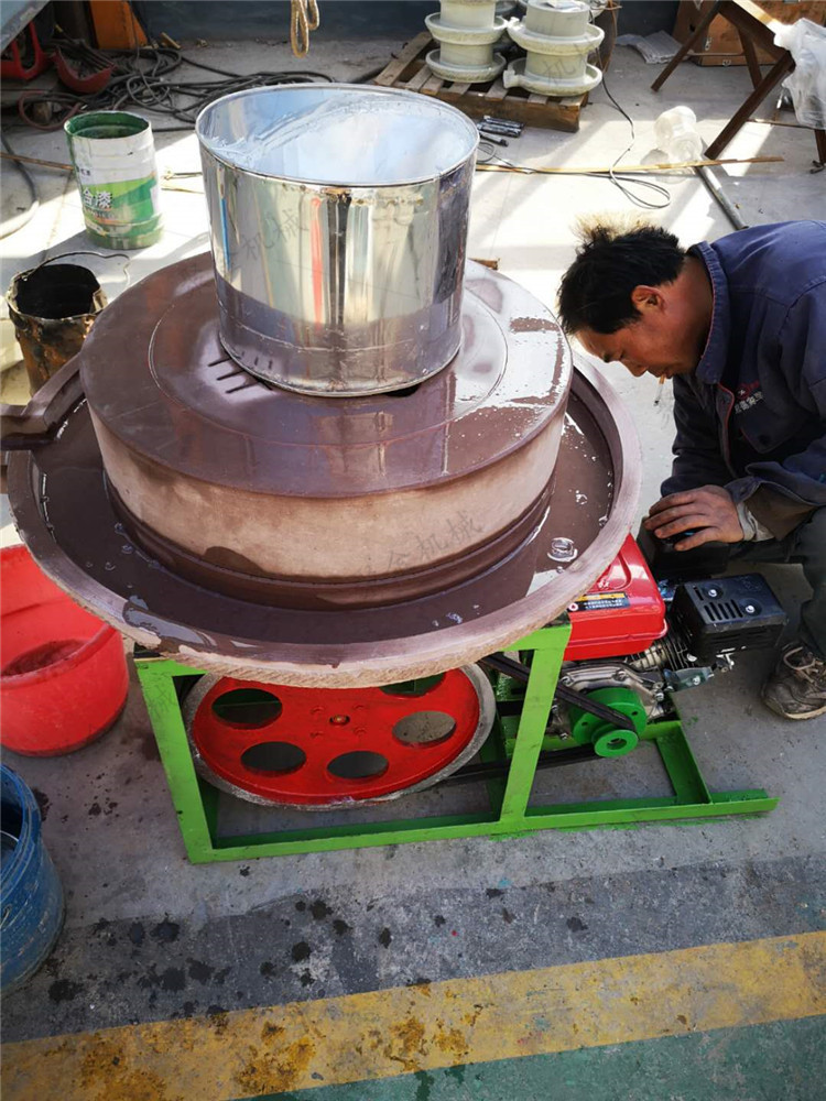 原味小磨芝麻酱机香油电动石磨价格多用途豆浆米浆石磨机价格