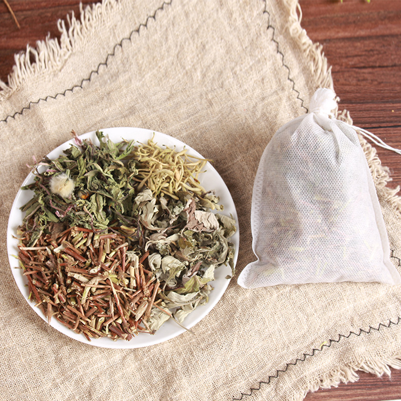 宝宝泡澡药包忍冬藤金银花蒲公英泡澡包宝宝洗澡药包泡澡包厂家批