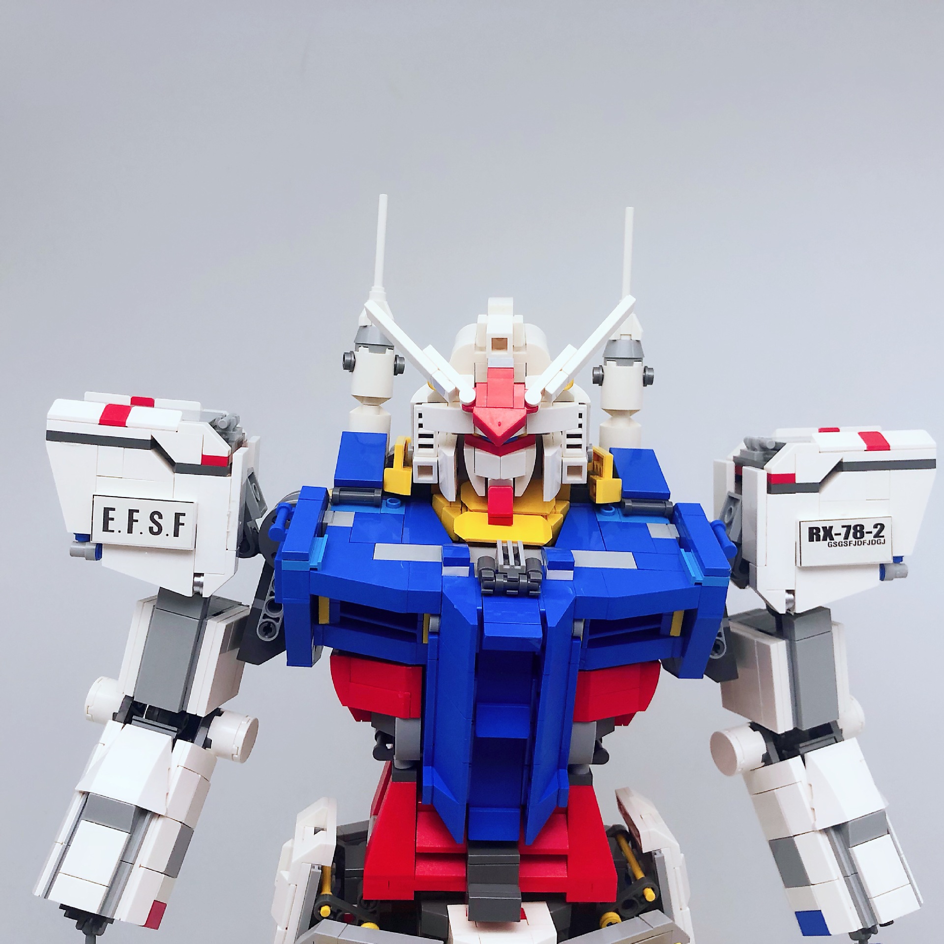 super 18k变形机动战士高达元祖模型rx78-2 拼装积木儿童益智玩具