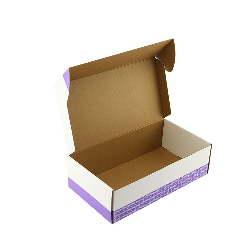 杭州包装工厂直销定做鞋子盒定做瓦楞飞机盒 彩色印刷定制logo