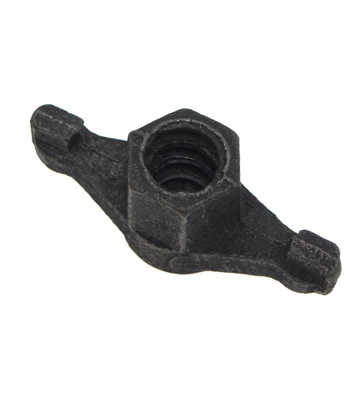 正森金属 穿墙丝用加高山型母 铸造梯形扣螺母 建筑配件对拉丝母