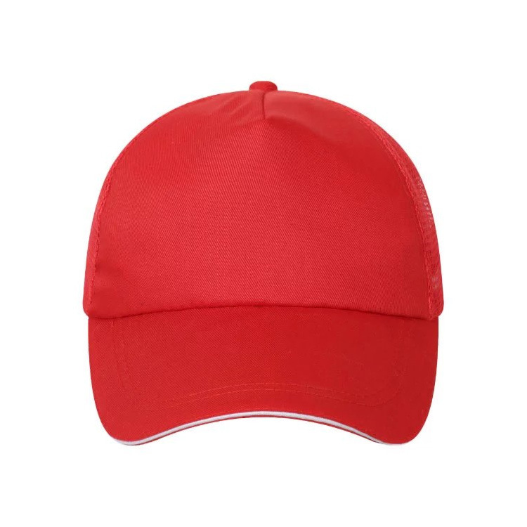 Advertising Cap Custom Travel Hat Sun Hat Peaked Baseball Cap Mesh Cap in Stock Wholesale Printed Logo