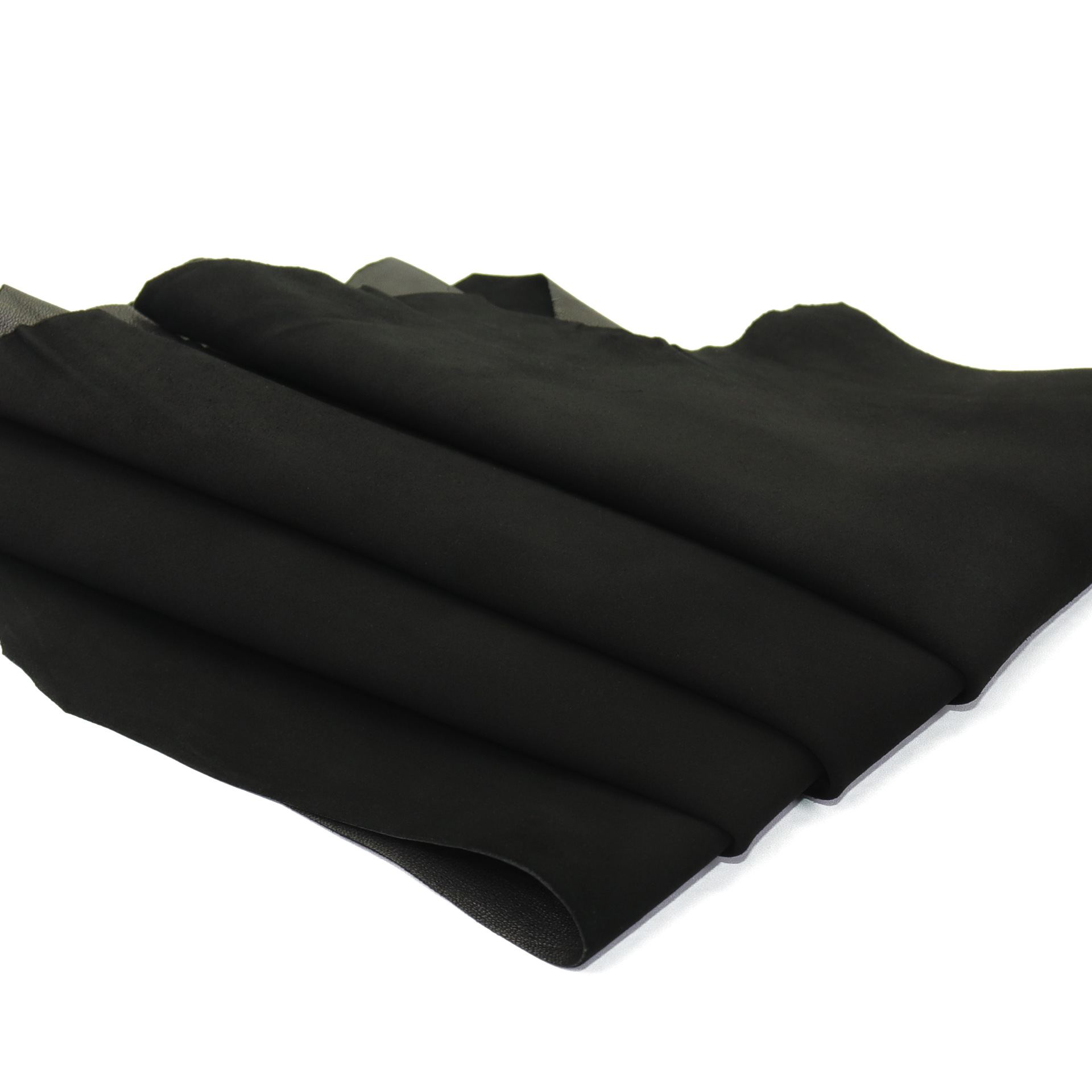 小批量现货>黑色羊反绒|反绒_羊猄皮|绒面山羊皮|真皮羊皮促销