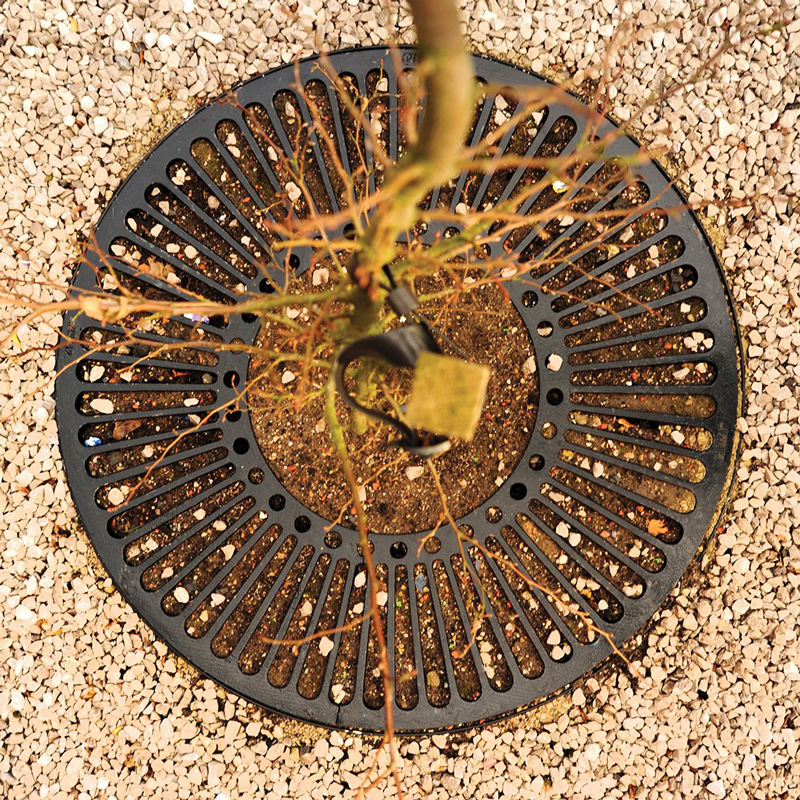 铸铁圆形树篦子广场绿化树池盖板树穴篦子公园树围子售楼处护树板