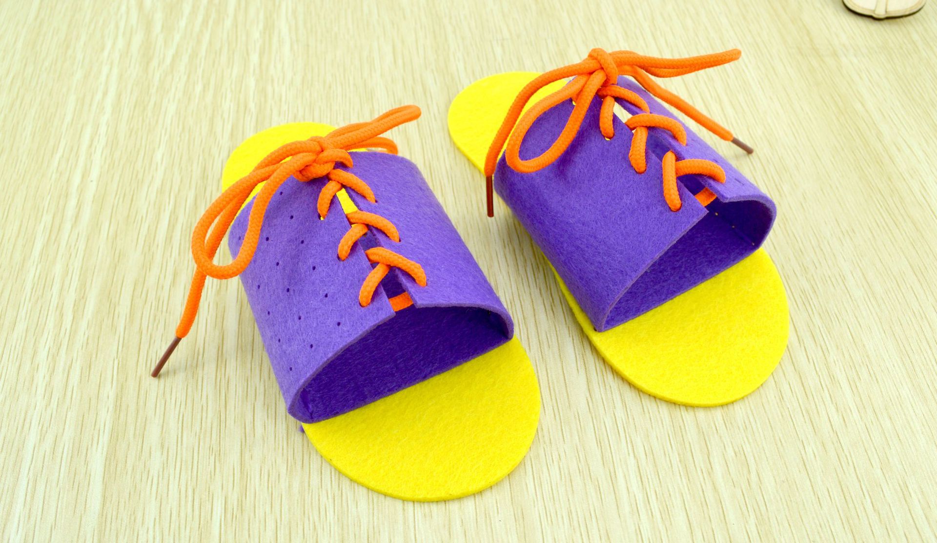 无纺布拖鞋儿童手工制作材料包 幼儿园diy亲子益智创意玩具批发