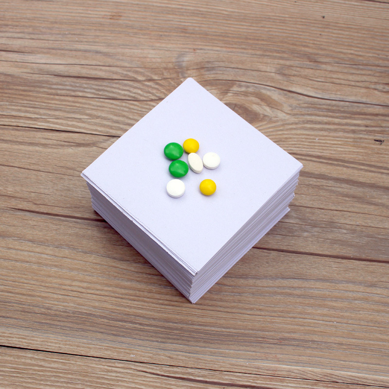 厂家直销西药包药纸小方块小包装纸西药纸可以加工定制尺寸