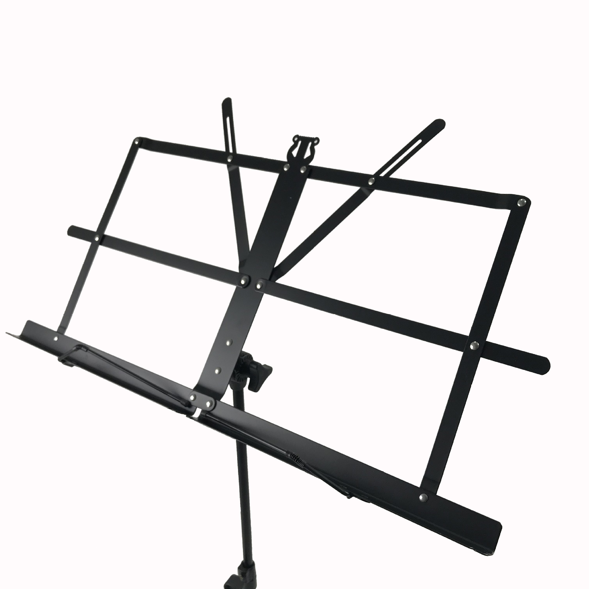 01便携式折叠乐谱架子 铝接头伸缩小谱架 金属支架升降加粗加厚采购