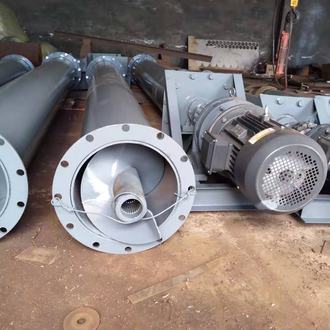 河美环保 绞龙螺旋输送机设备 管式水泥螺旋输送泵