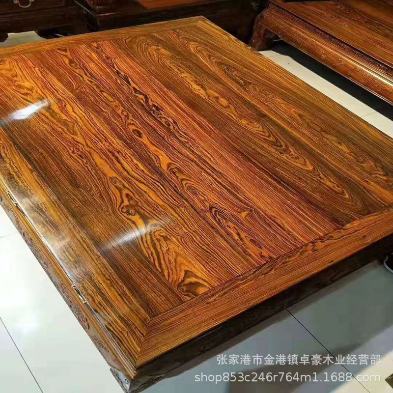 黄金檀 墨西哥黄金檀原木 虎皮檀 虎斑檀 可做风水柱 一手货源