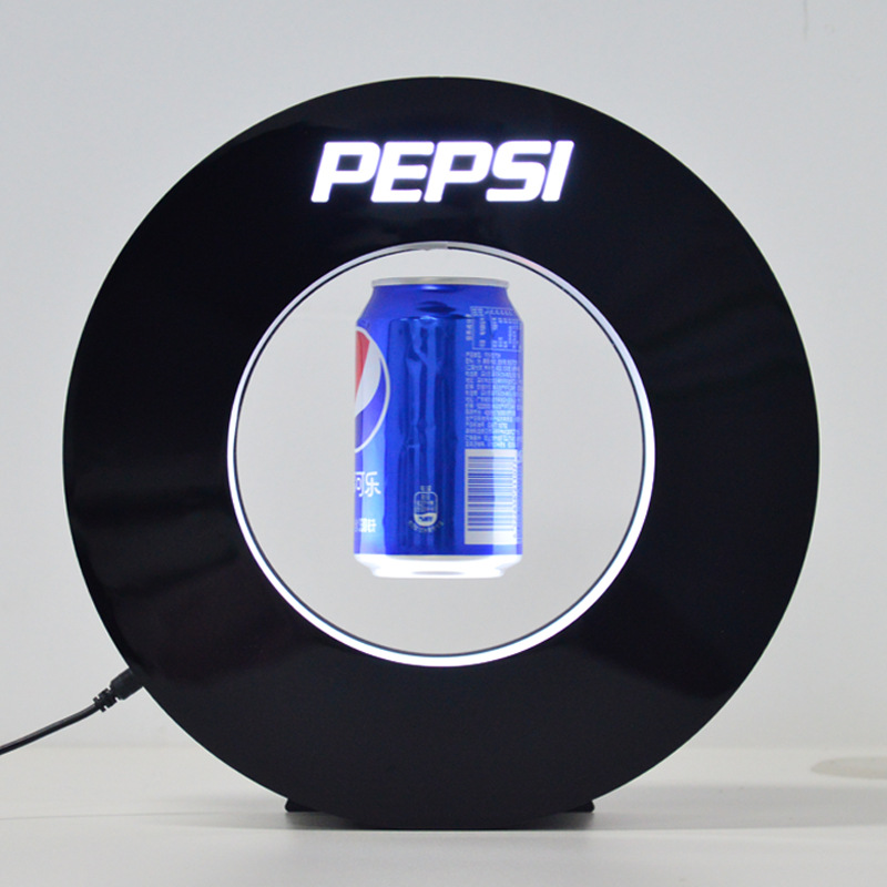 磁悬浮展示架创意磁悬浮饮料百事可乐广告展示新奇特磁悬浮展示台