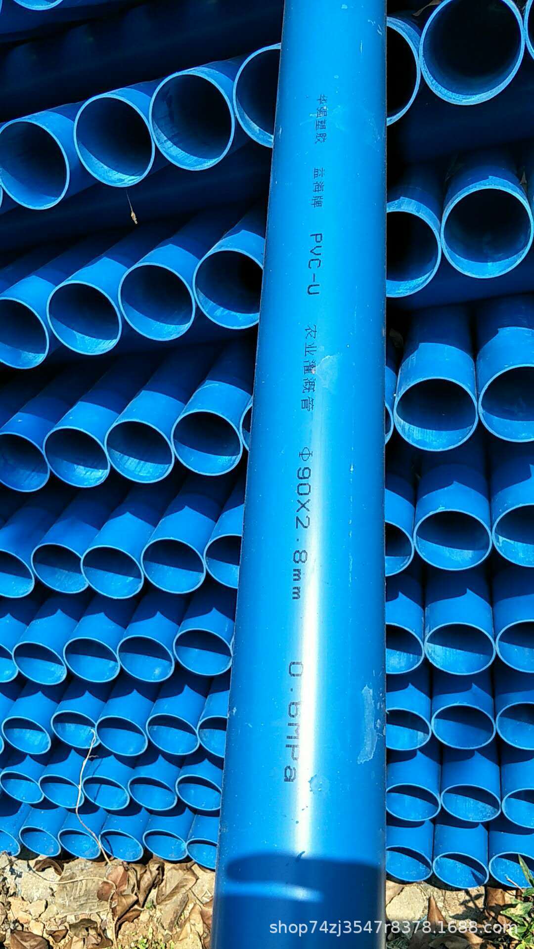 pvc供水管 打井管 110 160 200 250 灌溉管大量批发 厂家直销