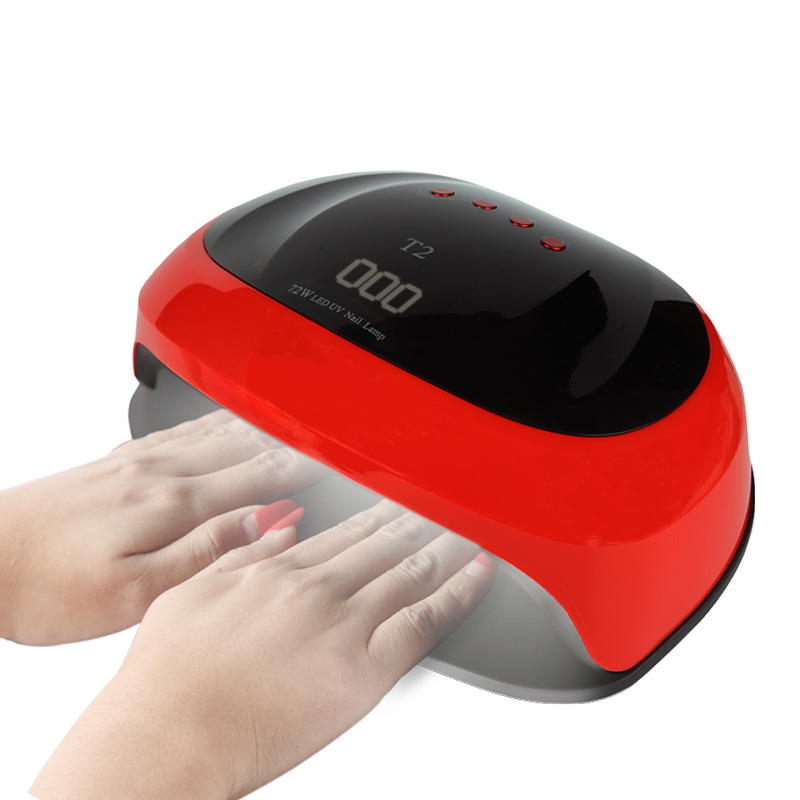 New 72W Hot Lamp Hands and Feet Dual-Use UV Lamp Manicure Machine Induction Led Nail Lamp Hot Lamp