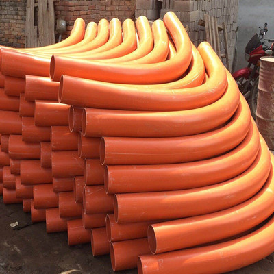 pvc电力管弯头 大弧弯 电缆护套管弯头 风力管弯头75 110 160 200-阿