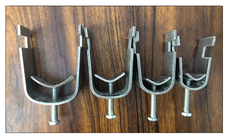 金属穿线管吊钩卡 龙骨卡穿线管丝杆吊卡勾卡弹簧卡片蝴蝶卡