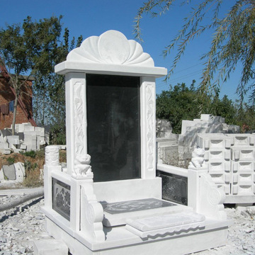 中式石雕墓碑定制工厂批发直销传统中式陵园石碑家族公墓墓地