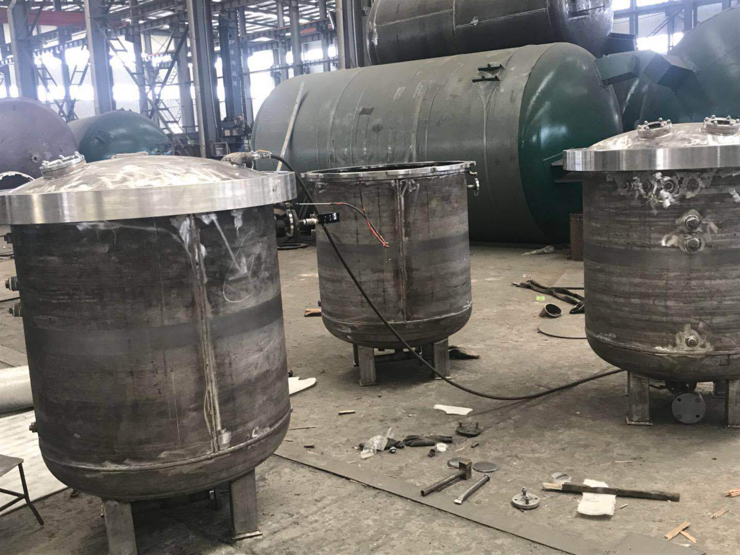 快开门压力罐错齿式罐盖通常有齿环转动和罐盖转动两种.1.