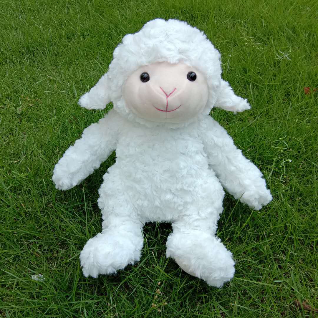 新品抖音小羊玩偶羊驼布娃娃小绵羊公仔小羊毛绒玩具绵羊玩偶批发