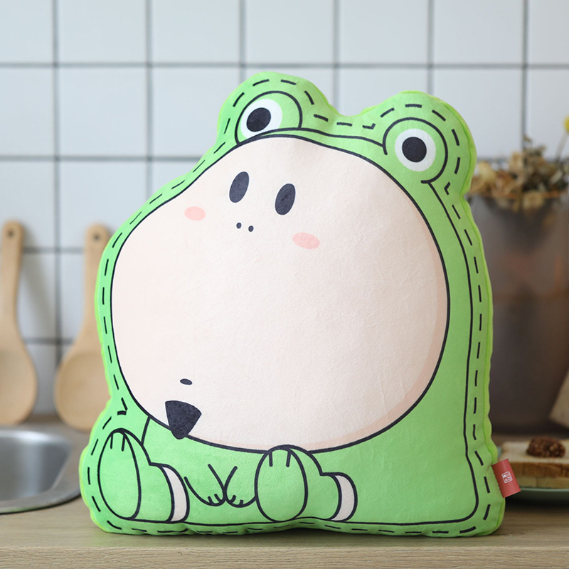 三尺童子抱枕抖音网红卡通潮汕神兽毛绒玩具公仔七夕情人节礼物