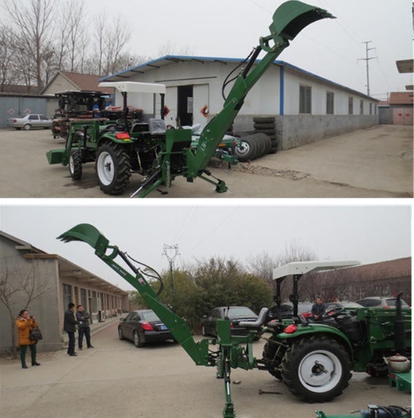 澳大利亚市场 拖拉机改装后挖掘机 lw-7