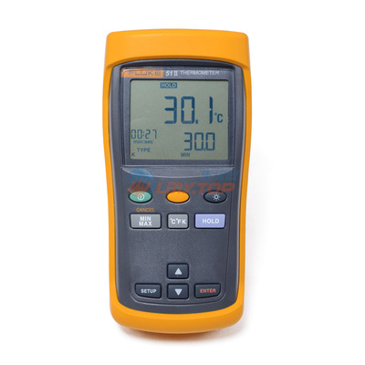 福禄克fluke 51-ii 单输入数字温度表 f51-2数字温度计
