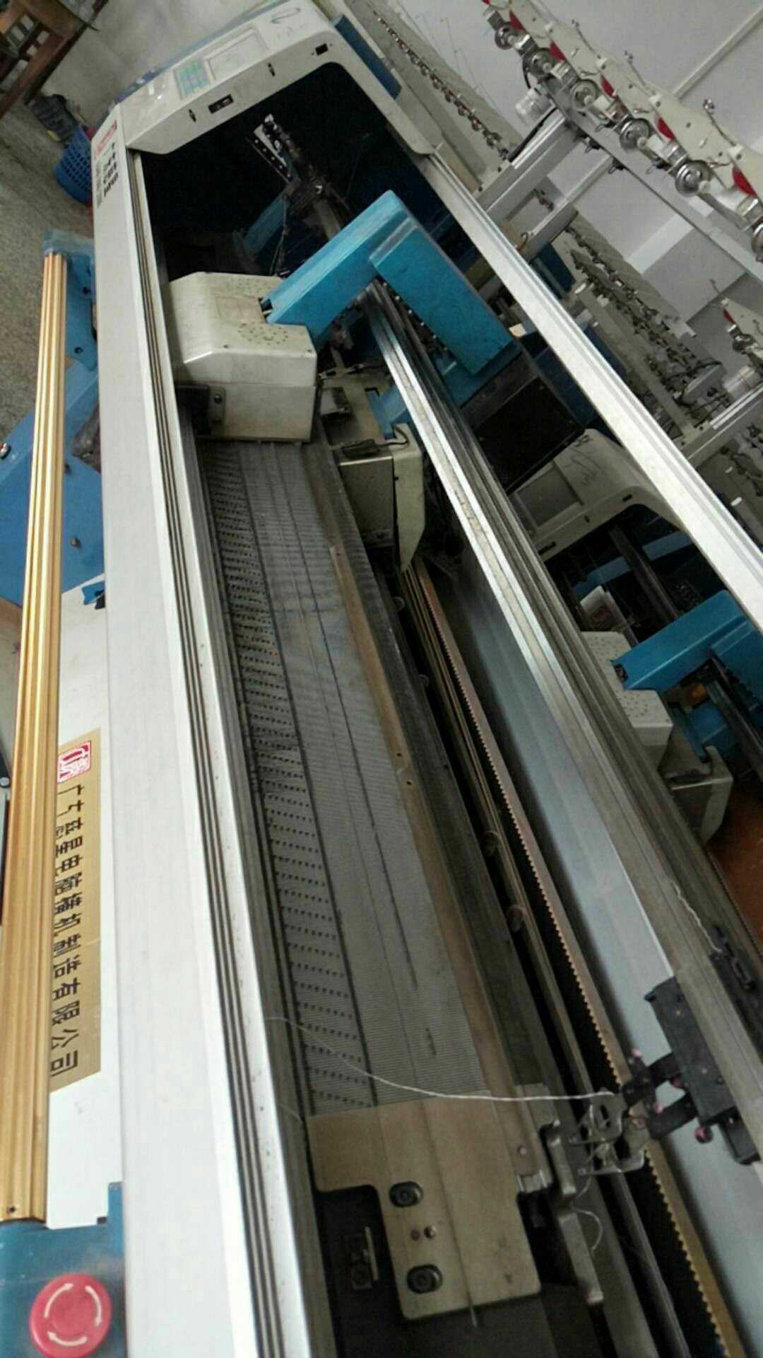 0成交0件二手电脑横机华能巨星,强隆12针多种高速高效16年多台出售